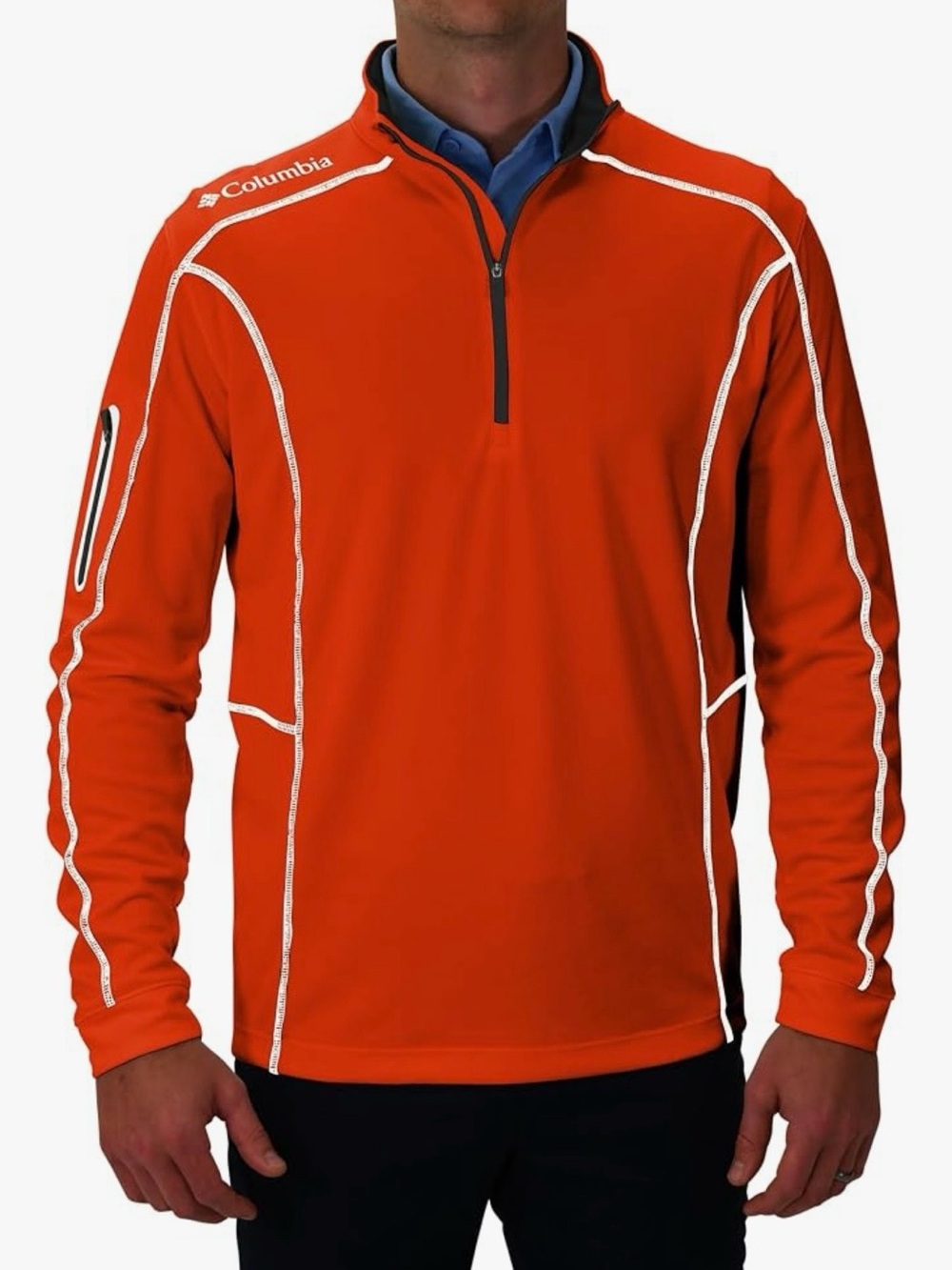 Columbia Men's OMNI WICK Shotgun 1/4 Zip Pullover Breathable Long Sleeve
